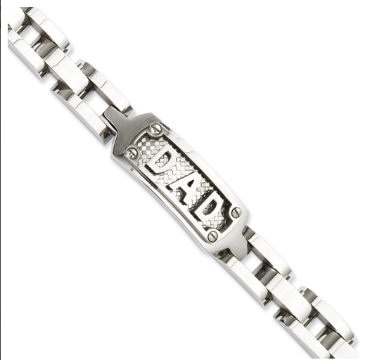 Men's Bracelet - Stainless Steel Polished